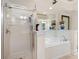 Elegant bathroom with soaking tub and walk-in shower at 2180 Waterview Dr. # 812, North Myrtle Beach, SC 29582