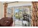 Private screened patio offering tranquil outdoor space at 2180 Waterview Dr. # 812, North Myrtle Beach, SC 29582