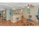 Beach-themed dining area with ocean view at 2511 S Ocean Blvd. # 1601, Myrtle Beach, SC 29577