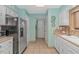 Clean and bright kitchen with stainless steel appliances at 2511 S Ocean Blvd. # 1601, Myrtle Beach, SC 29577