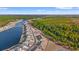 Aerial view of community with lake and trees at 3518 Bells Lake Circle # 215, Longs, SC 29568