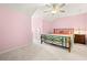 Spacious bedroom with carpeted floor and ceiling fan at 3518 Bells Lake Circle # 215, Longs, SC 29568