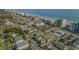 Aerial view of beach, ocean, and coastal community at 4604 Ocean Blvd. S # 4C, North Myrtle Beach, SC 29582