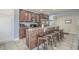 Open kitchen with breakfast bar and stainless steel appliances at 4604 Ocean Blvd. S # 4C, North Myrtle Beach, SC 29582