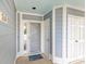 Condo entryway with gray walls and double doors at 4641 Lightkeepers Way # 3A, Little River, SC 29566