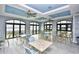 Ocean-view community room with tables and chairs for residents at 6015 Catalina Dr. # 431, North Myrtle Beach, SC 29582