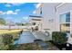 Large backyard patio with ample space for outdoor entertaining at 626 Notting Hill Ct., Conway, SC 29526