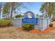 Entrance sign to The Fairways at Heron Point community, well-manicured and welcoming at 6716 Wisteria Dr., Myrtle Beach, SC 29588