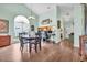 Cozy dining area with a view to the kitchen and entryway; perfect for casual meals and gatherings at 6716 Wisteria Dr., Myrtle Beach, SC 29588