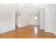 Bright bedroom with hardwood floors and ceiling fan at 804 Geddings Dr., Myrtle Beach, SC 29588