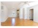 Empty dining room with hardwood floors and an open floor plan at 804 Geddings Dr., Myrtle Beach, SC 29588