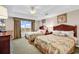 Bedroom with two double beds and ocean view at 9994 Beach Club Dr. # 1606, Myrtle Beach, SC 29572