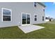 Private back patio with sliding glass doors at 1032 Kinness Dr., Conway, SC 29527