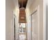 Attic ladder provides easy access to additional storage space in this home at 1109 Peace Pipe Ln. # 201, Myrtle Beach, SC 29579