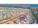 Aerial view highlighting the home's location and neighborhood at 1325 Cascarilla Ct., Myrtle Beach, SC 29579