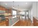Modern kitchen with granite countertops and stainless steel appliances at 1325 Cascarilla Ct., Myrtle Beach, SC 29579