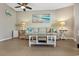 Living room with ocean-themed decor and seating at 2001 S Ocean Blvd. # 1401, Myrtle Beach, SC 29577