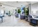 Bright lobby with comfortable seating and ocean views at 2001 S Ocean Blvd. # 1401, Myrtle Beach, SC 29577