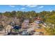 Aerial view of home in a neighborhood of well-manicured lawns at 207 Townes Ct., Myrtle Beach, SC 29588