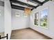 Spacious office with hardwood floors, unique ceiling, and natural light at 215 82Nd Ave. N, Myrtle Beach, SC 29572