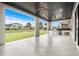 Covered patio with outdoor kitchen, perfect for entertaining at 215 82Nd Ave. N, Myrtle Beach, SC 29572