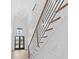 Modern staircase with metal railing and hardwood steps at 215 82Nd Ave. N, Myrtle Beach, SC 29572