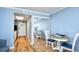 Small condo dining area with table and chairs, near kitchen and entry at 2401 S Ocean Blvd. # 1160, Myrtle Beach, SC 29577