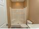 Clean bathroom with a shower stall and toilet at 249 Moonglow Circle # 201, Murrells Inlet, SC 29576