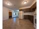 Bright kitchen features wood cabinets, and vinyl flooring at 334 Lincolnshire Dr., Georgetown, SC 29440