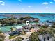 Aerial view of a waterfront home surrounded by waterways, with docks and easy access to the ocean at 3545 Marion Ln., Murrells Inlet, SC 29576