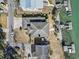 An aerial view showing a lovely property including a private dock with gazebo on the water at 3545 Marion Ln., Murrells Inlet, SC 29576