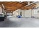 Spacious and clean garage with ample storage, perfect for vehicles, tools, and projects at 3545 Marion Ln., Murrells Inlet, SC 29576