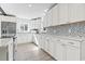 Bright kitchen boasts white cabinets, backsplash, stainless steel appliances and recessed lighting at 3545 Marion Ln., Murrells Inlet, SC 29576
