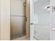 The shower is tiled and has an adjustable shower head at 3545 Marion Ln., Murrells Inlet, SC 29576