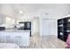 Modern kitchen with granite counters and black appliances at 3700 Golf Colony Dr. # 14-N, Little River, SC 29566