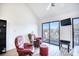 Living room with sliding doors leading to balcony at 3700 Golf Colony Dr. # 14-N, Little River, SC 29566