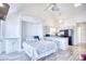 Studio featuring a Murphy bed, kitchen and living room at 3700 Golf Colony Dr. # 14-N, Little River, SC 29566