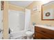 Bathroom with tub, toilet and vanity at 3761 Citation Way # 521 & S-54, Myrtle Beach, SC 29577