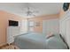 Bedroom with a queen bed, dresser, and TV at 3761 Citation Way # 521 & S-54, Myrtle Beach, SC 29577