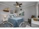 Cozy bedroom featuring a full-size bed and nautical-themed decor at 4200 Coquina Harbour Dr. # H3, Little River, SC 29566