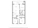 Two-bedroom condo floor plan with kitchen, living room, and screened porch at 4200 Coquina Harbour Dr. # H3, Little River, SC 29566