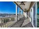 Relaxing screened porch overlooking marina; tile floor and ceiling fan at 4200 Coquina Harbour Dr. # H3, Little River, SC 29566