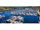 Beautiful marina view with many boat slips available and waterfront homes in the distance at 4609 Lightkeepers Way # 11J, Little River, SC 29566
