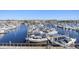 Expansive view of the marina showcasing numerous boats docked in the water at 4609 Lightkeepers Way # 11J, Little River, SC 29566