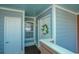 Condo entry with coat closet and wreath at 4625 Lightkeepers Way # L, Little River, SC 29566