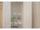 Well-organized linen closet with ample shelving for towels and linens at 4625 Lightkeepers Way # L, Little River, SC 29566