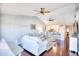 Bright living room with vaulted ceiling, hardwood floors, and comfy seating at 4629 Lightkeepers Way # 6-I, Little River, SC 29566