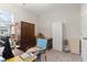 Bright home office with built-in shelving and a comfortable workspace at 508 Truitt Dr., Longs, SC 29568