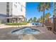Relaxing hot tub with surrounding lounge chairs at 5308 N Ocean Blvd. # 1406, Myrtle Beach, SC 29577