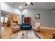 Spacious living room featuring vaulted ceilings, skylights, and an open concept design at 5314 Abbey Park Loop, Myrtle Beach, SC 29579